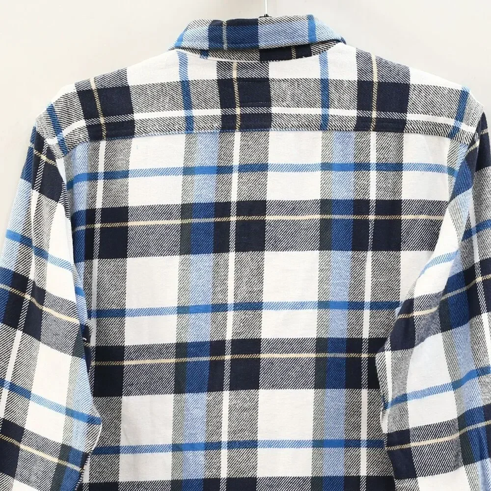Levi's Men's Relaxed Fit Plaid Flannel Buttondown Shirt Long Sleeve BlueM 289997